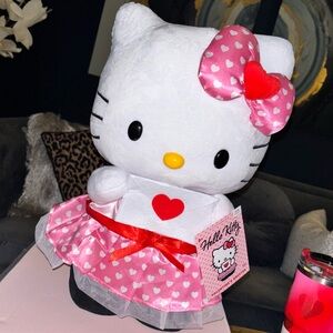 Hello kitty viral Valentine’s Day plush greeter 2026 pink & red hearts cvs